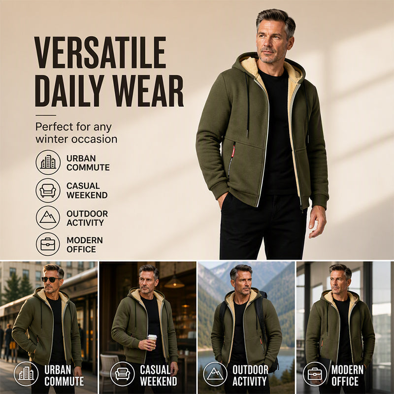 Men's Winter Warm Hooded Jacket