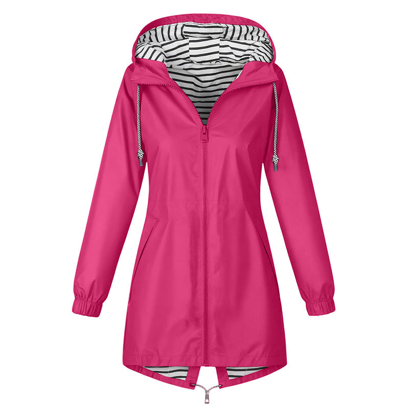 🌧️ Ready When the Weather Turns⚡️Women's Waterproof Hooded Outdoor Jacket