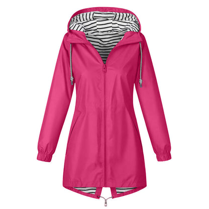 🌧️ Ready When the Weather Turns⚡️Women's Waterproof Hooded Outdoor Jacket