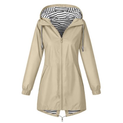🌧️ Ready When the Weather Turns⚡️Women's Waterproof Hooded Outdoor Jacket