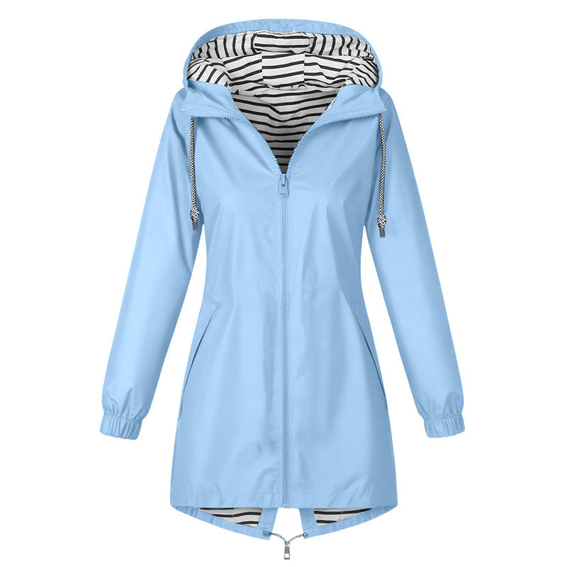 🌧️ Ready When the Weather Turns⚡️Women's Waterproof Hooded Outdoor Jacket