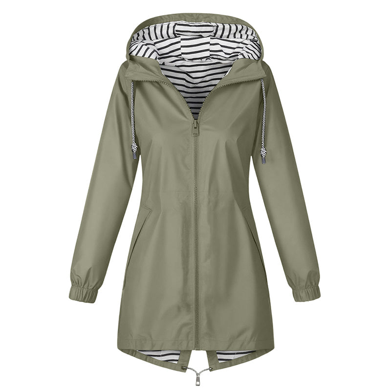 🌧️ Ready When the Weather Turns⚡️Women's Waterproof Hooded Outdoor Jacket