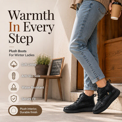 Women's Warm-Lined Non-Slip Snow Boots