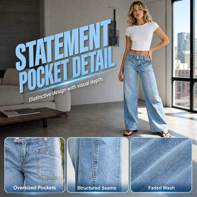 Flattering Wide-Leg Jeans