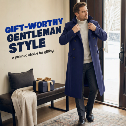 Men's Elegant Refined Warmth Overcoat