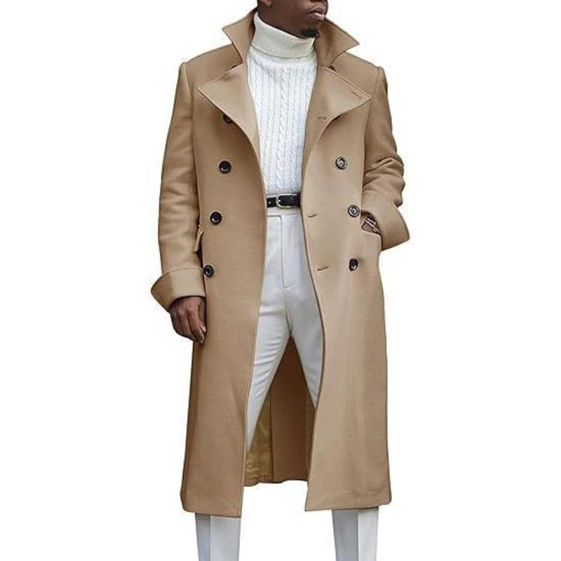 Men's Elegant Refined Warmth Overcoat