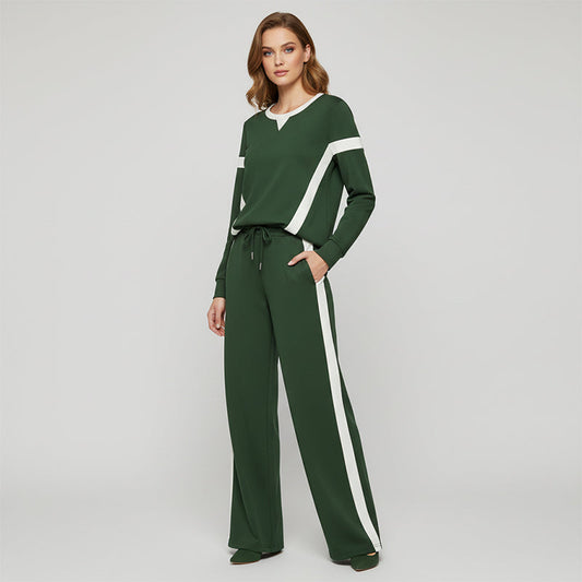 Women’s Casual Relaxed Fit Top & Pants 2-Piece Set