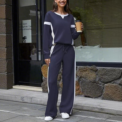 Women’s Casual Relaxed Fit Top & Pants 2-Piece Set