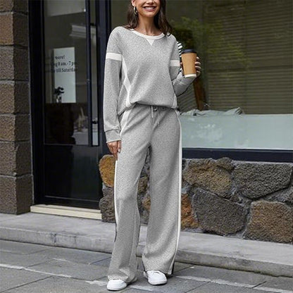 Women’s Casual Relaxed Fit Top & Pants 2-Piece Set