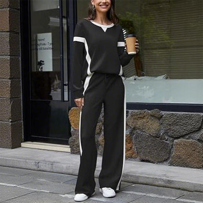 Women’s Casual Relaxed Fit Top & Pants 2-Piece Set