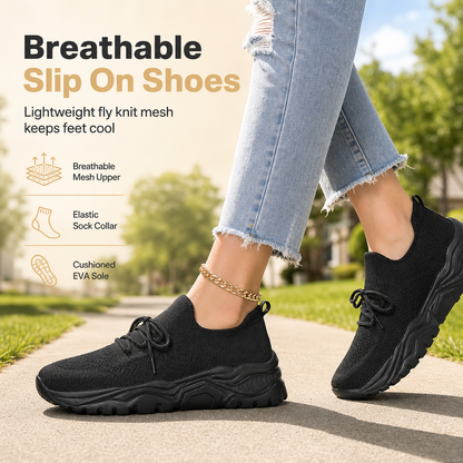 Women's Casual Breathable Slip-On Sneakers