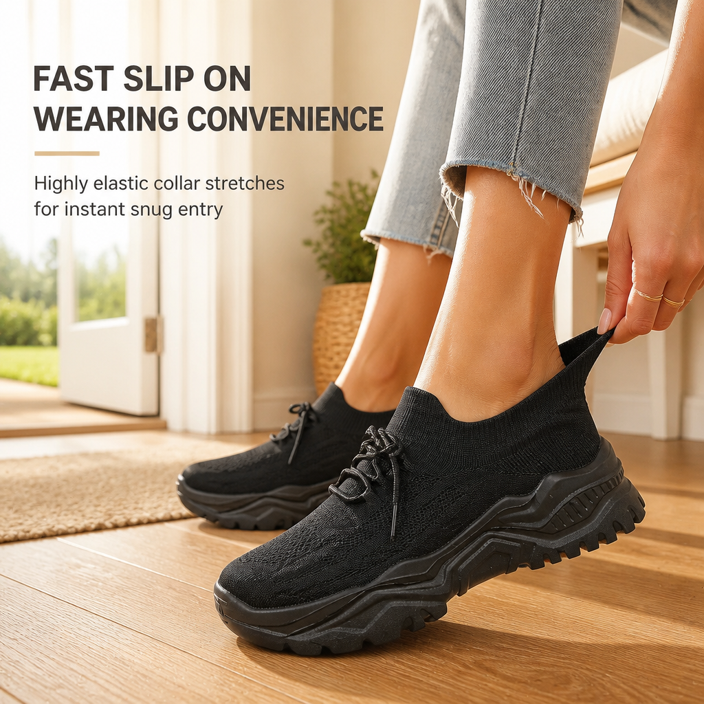 Women's Casual Breathable Slip-On Sneakers