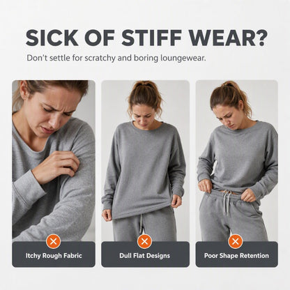 Women's Casual Sweatshirt & Sweatpants 2-Piece Set