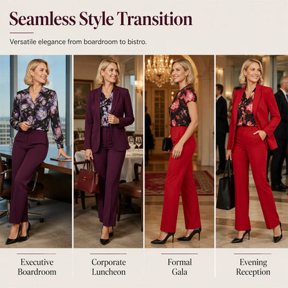 Women's Elegant 3-Piece Office Suit Set