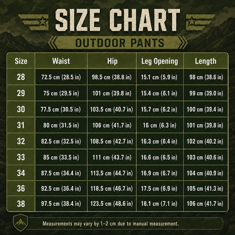 Men's Outdoor Straight Leg Cargo Pants