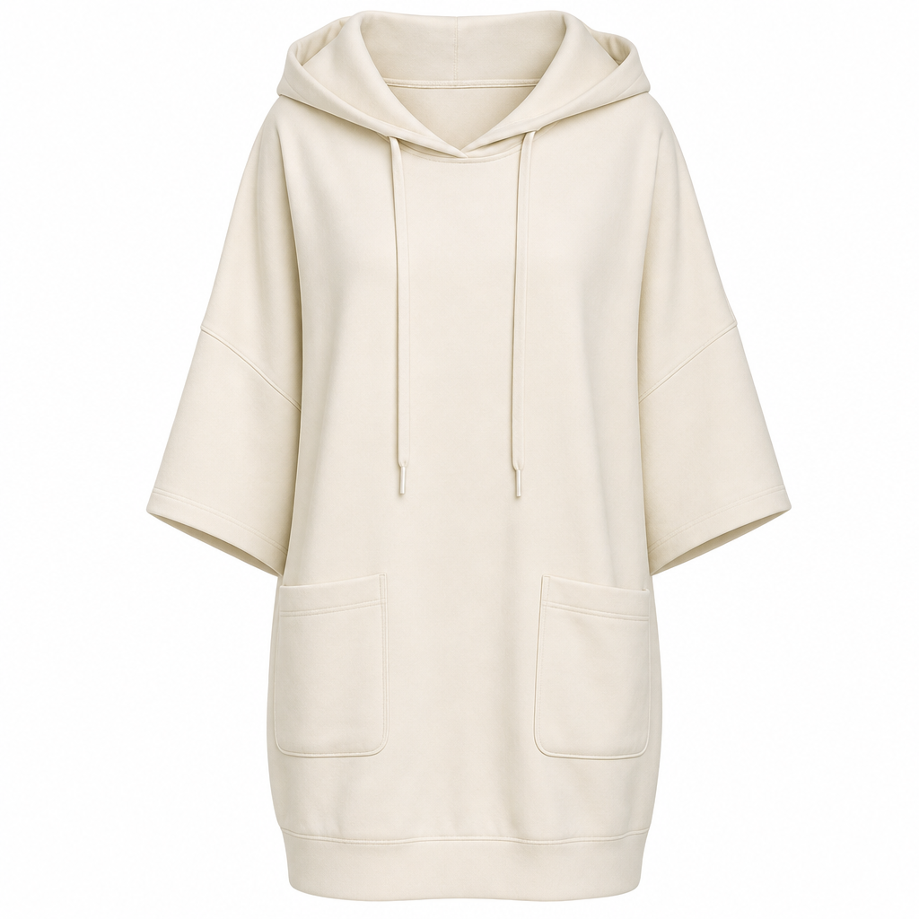 Women's Casual Solid Color Hooded Sweatshirt
