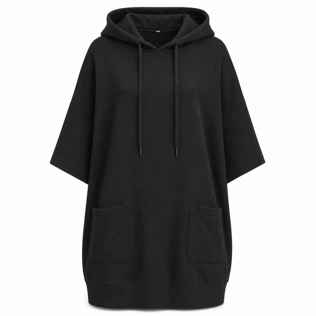 Women's Casual Solid Color Hooded Sweatshirt