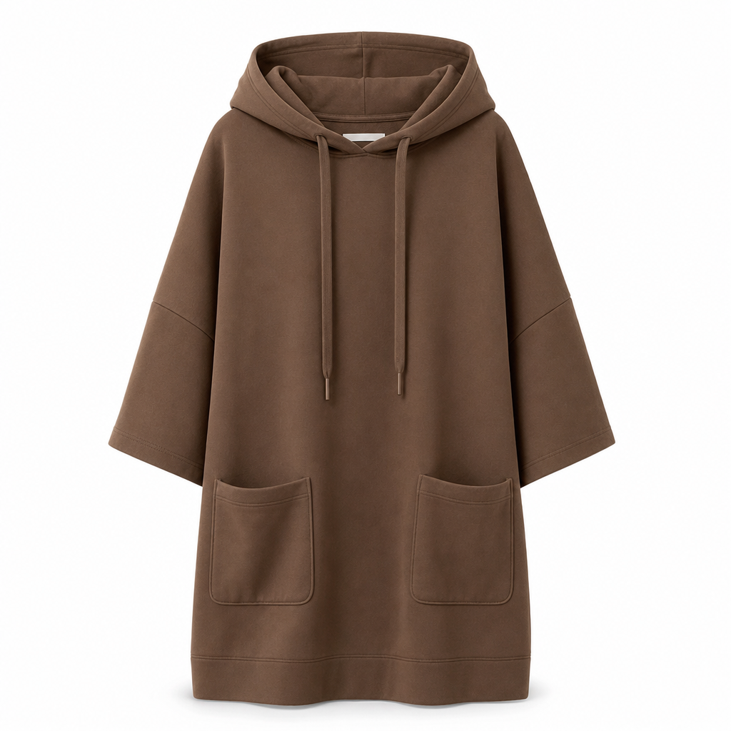 Women's Casual Solid Color Hooded Sweatshirt