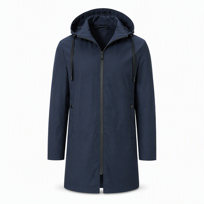 Men's Hooded Slim Fit Windbreaker Coat