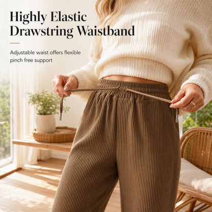 Women's Fashion Solid Color Casual Wide Leg Pants