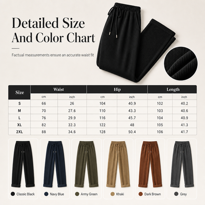 Women's Fashion Solid Color Casual Wide Leg Pants