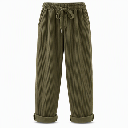 Women's Fashion Solid Color Casual Wide Leg Pants