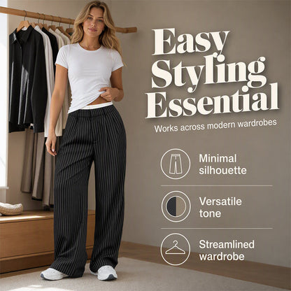 Women's High Waist Straight Leg Pants