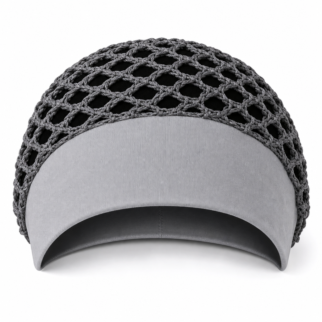 🌿 Breathable Comfort, Stay-Put Fit | Women's Wide-Band Mesh Hair Cover