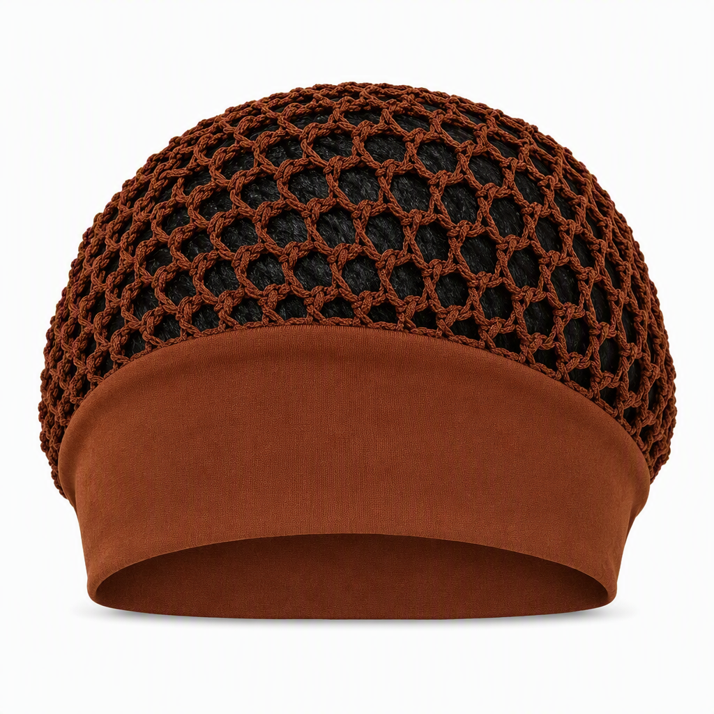 🌿 Breathable Comfort, Stay-Put Fit | Women's Wide-Band Mesh Hair Cover