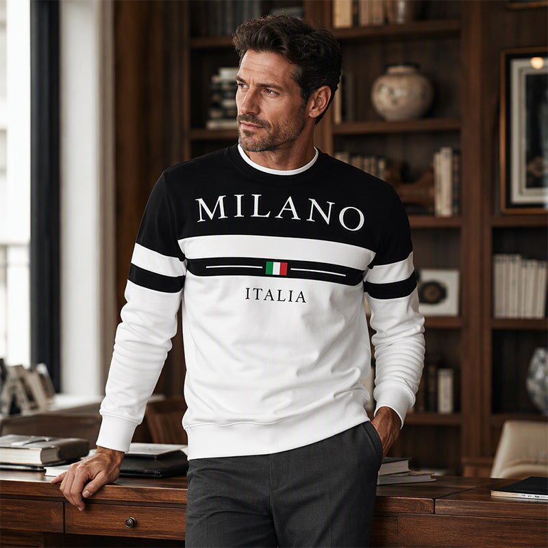 Men's Milano Italia Printed Sweatshirt