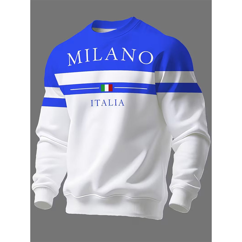 Men's Milano Italia Printed Sweatshirt