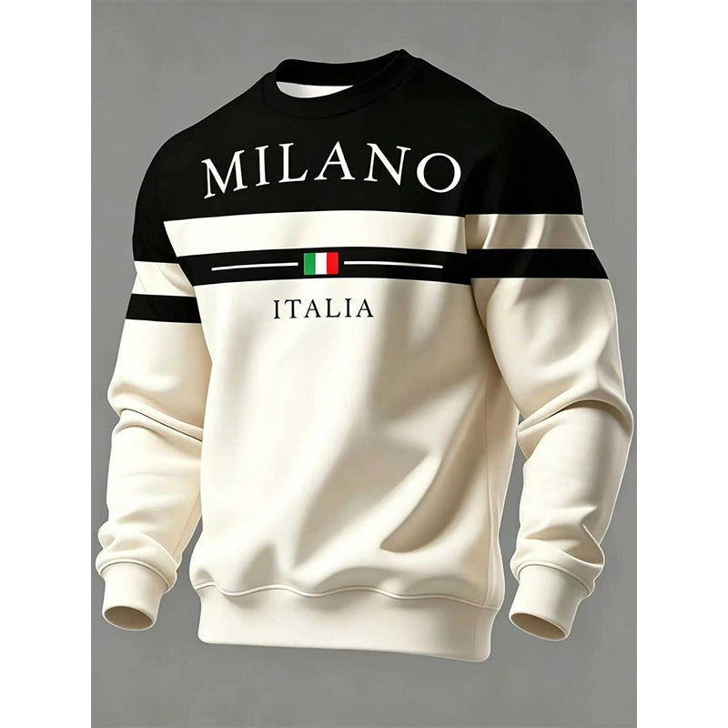 Men's Milano Italia Printed Sweatshirt