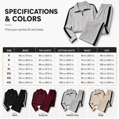 Women’s Casual Sweatshirt and Wide-Leg Pants