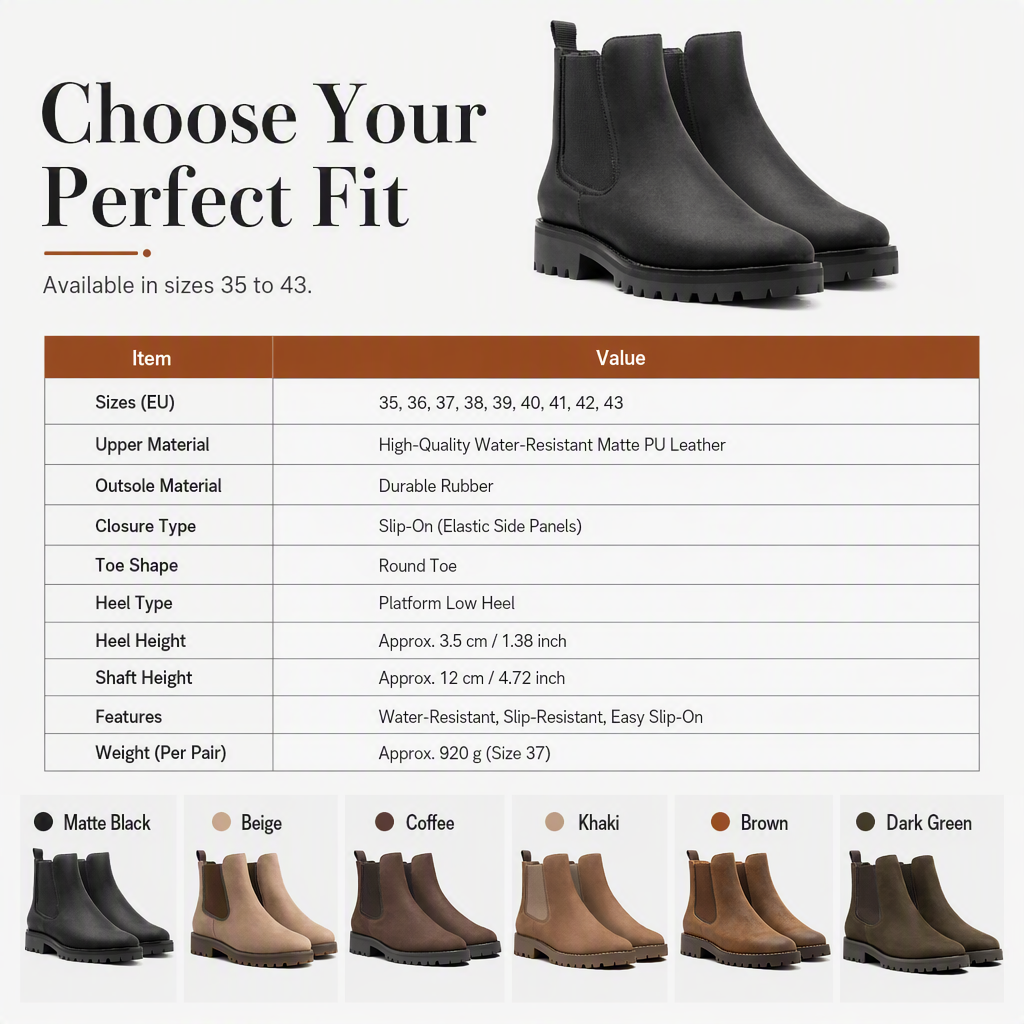 Women's Casual Comfortable Ankle Boots