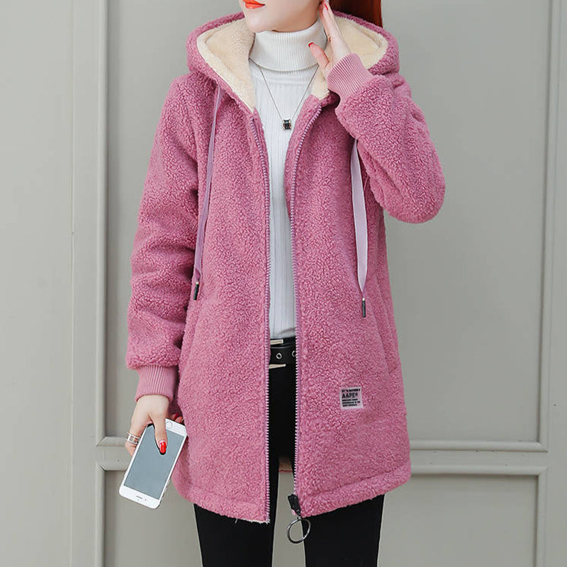 Women's Winter Warm Thick Faux Lamb Wool Coat