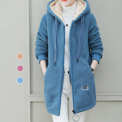 Women's Winter Warm Thick Faux Lamb Wool Coat