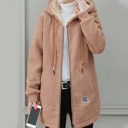 Women's Winter Warm Thick Faux Lamb Wool Coat
