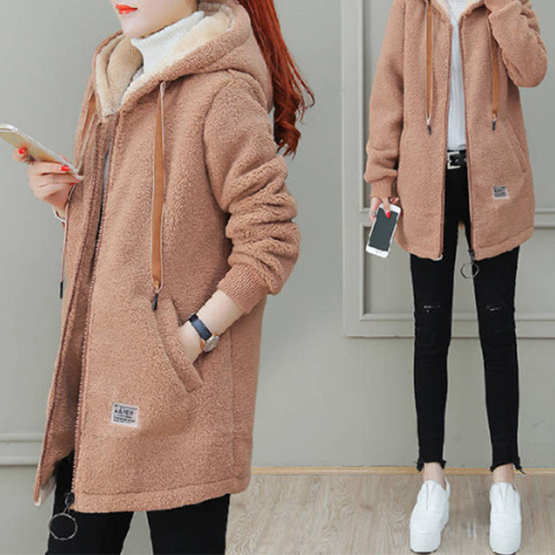 Women's Winter Warm Thick Faux Lamb Wool Coat