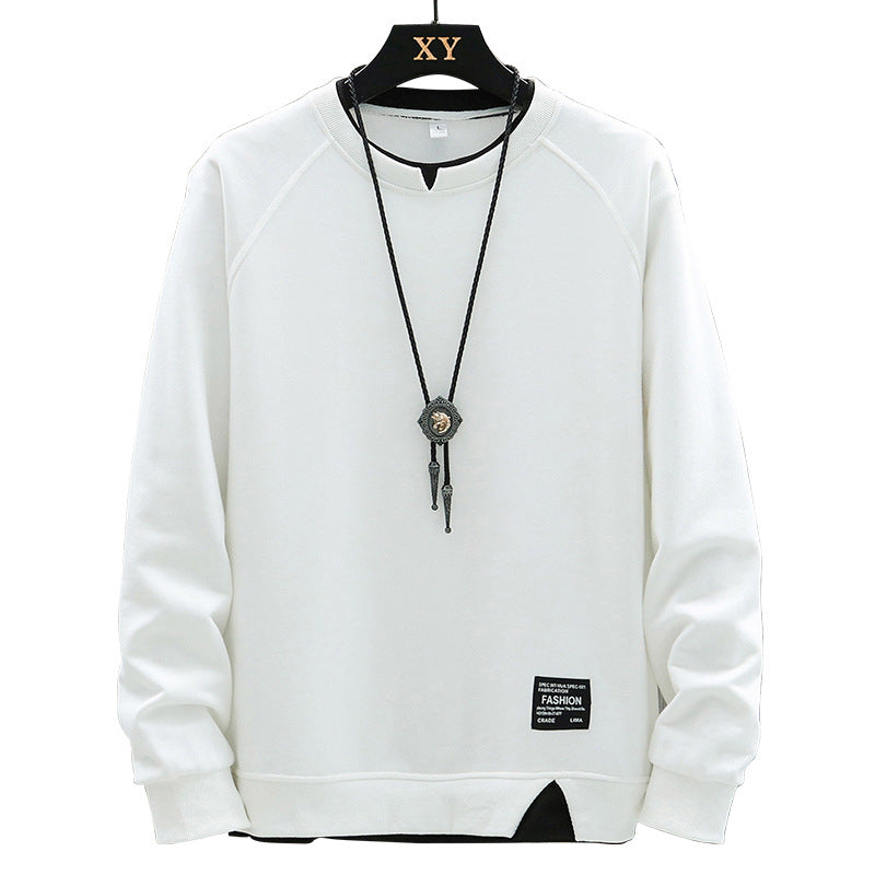 Men's Minimalist Fake 2-Piece Sweatshirt