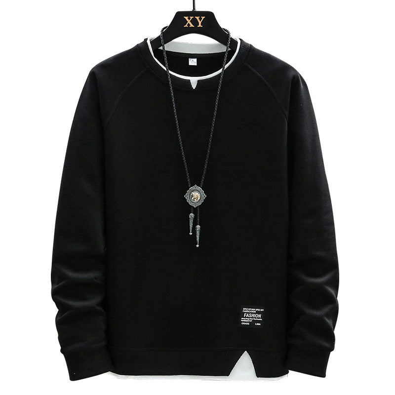 Men's Minimalist Fake 2-Piece Sweatshirt