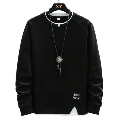 Men's Minimalist Fake 2-Piece Sweatshirt
