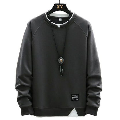 Men's Minimalist Fake 2-Piece Sweatshirt