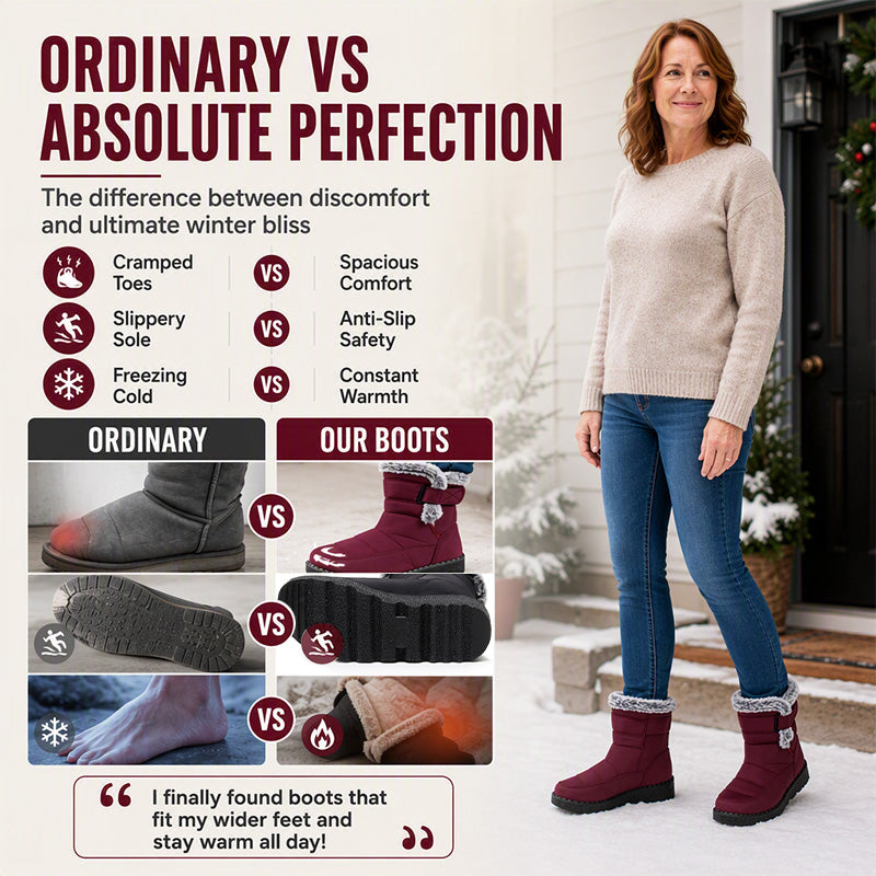 Women's Non-Slip Winter Warm Snow Boots