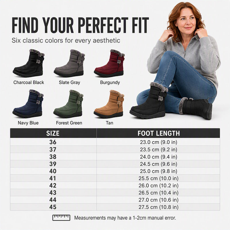 Women's Non-Slip Winter Warm Snow Boots