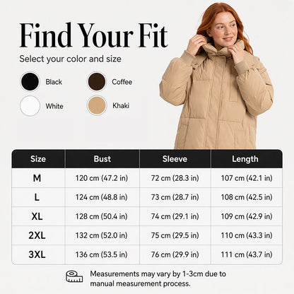 Women's Winter Warm Loose Hooded Jacket