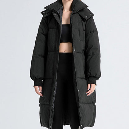 Women's Winter Warm Loose Hooded Jacket
