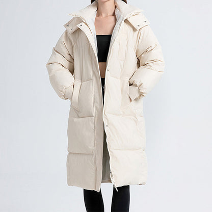 Women's Winter Warm Loose Hooded Jacket