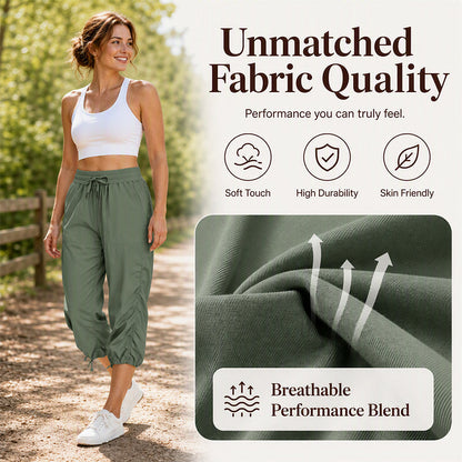 Women's Lightweight Quick-Dry Cropped Pants