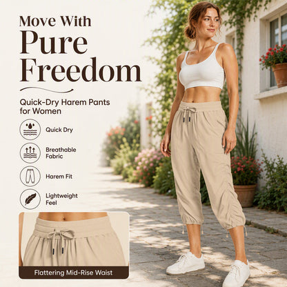 Women's Lightweight Quick-Dry Cropped Pants