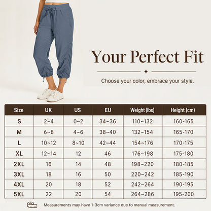 Women's Lightweight Quick-Dry Cropped Pants